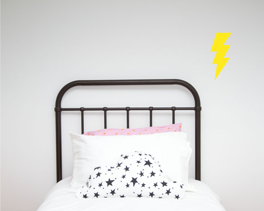 Lightning Bolt Single Wall Sticker - Wall decals - 100 Percent Heart
