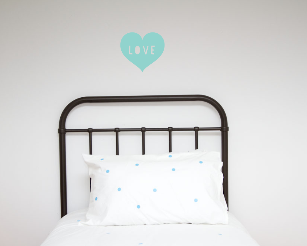 Love Heart Wall Decal