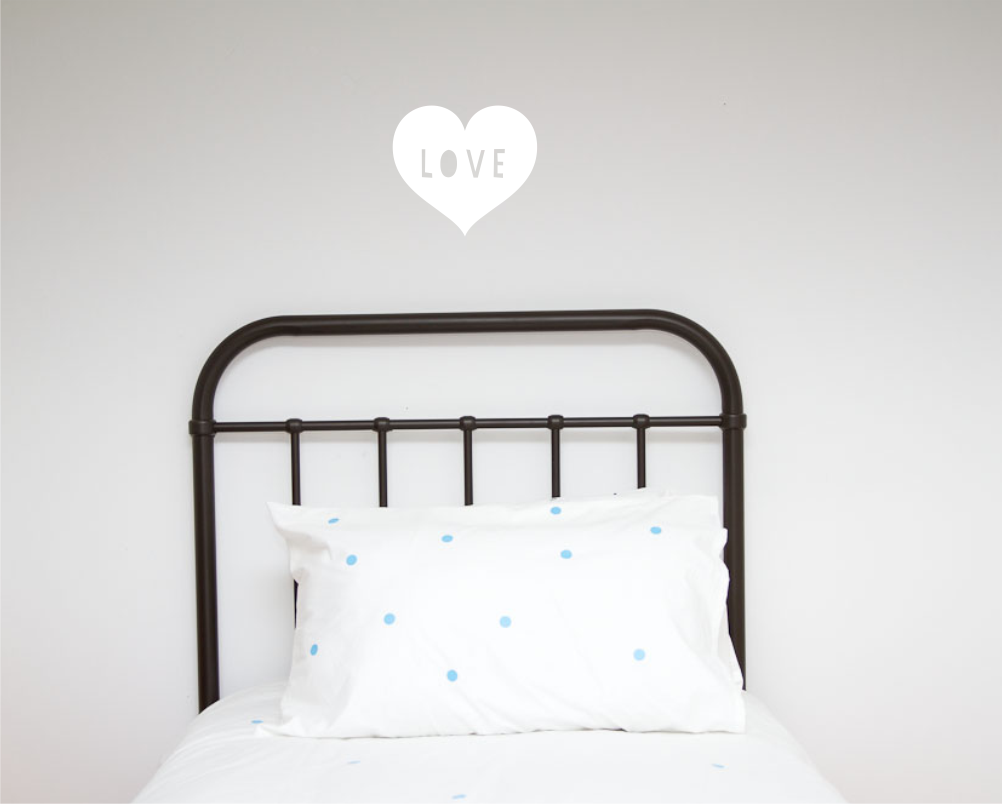 Love Heart Wall Decal