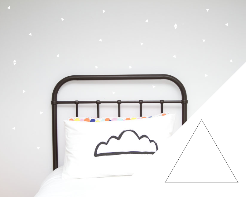 Mini Triangle Wall Stickers