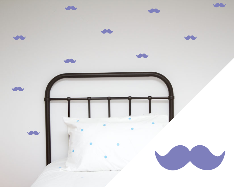 Moustache Wall Stickers