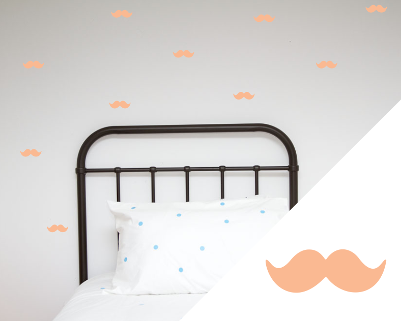 Moustache Wall Stickers