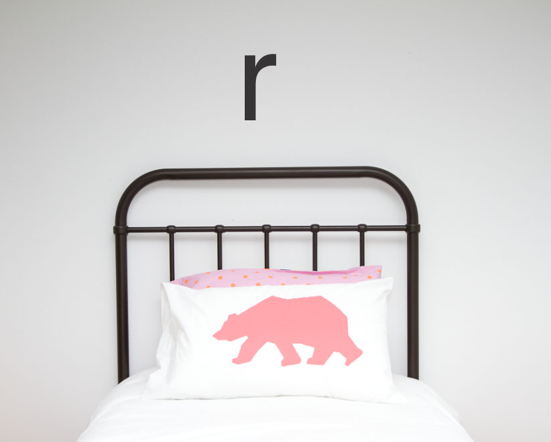 Large Single Letter Wall Stickers
