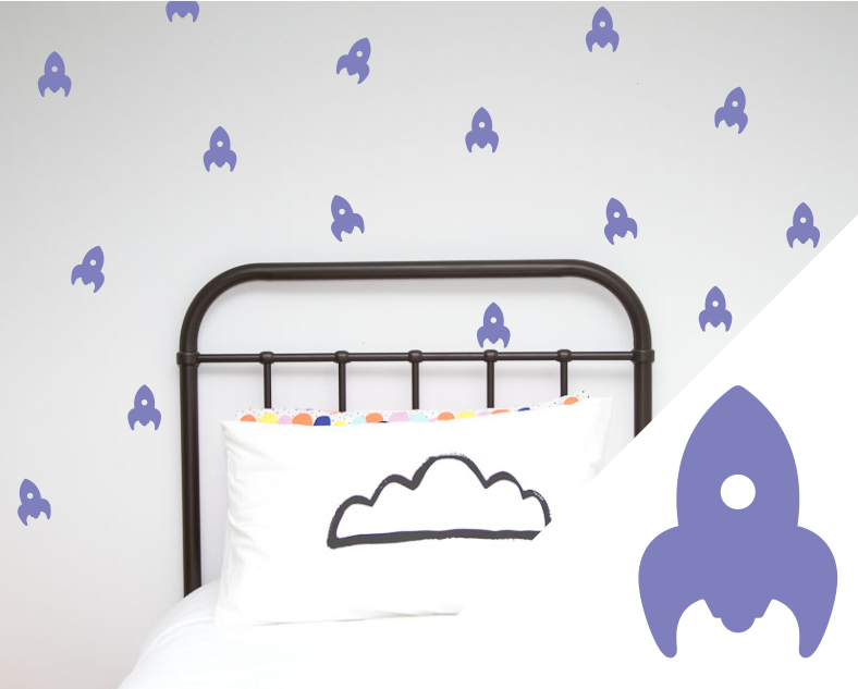 Rockets Wall Stickers - Wall decals - 100 Percent Heart