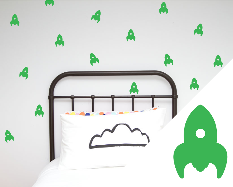 Rockets Wall Stickers
