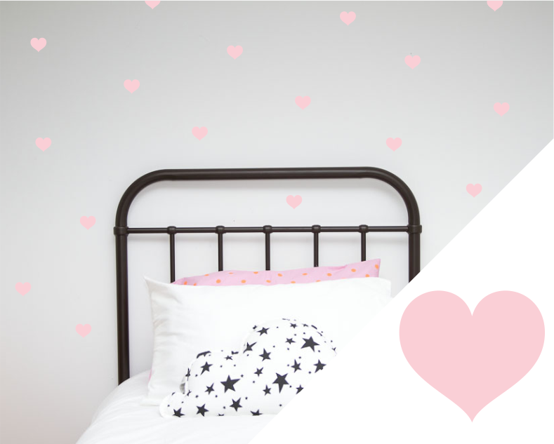 Heart Wall Stickers - Small
