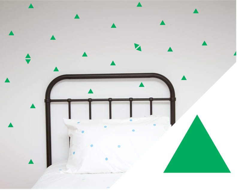 Triangle Wall Stickers - Small