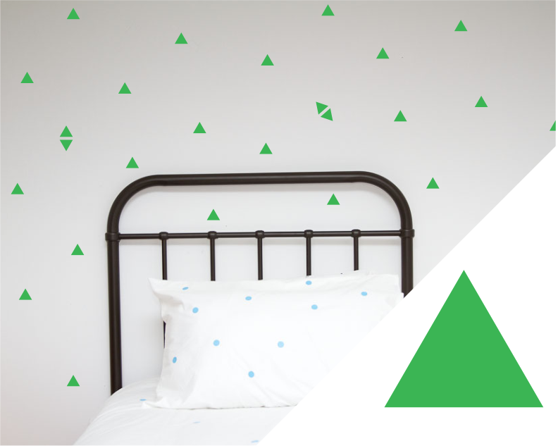 Triangle Wall Stickers - Small