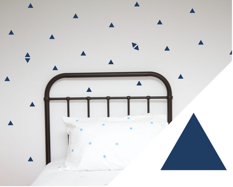 Triangle Wall Stickers - Small