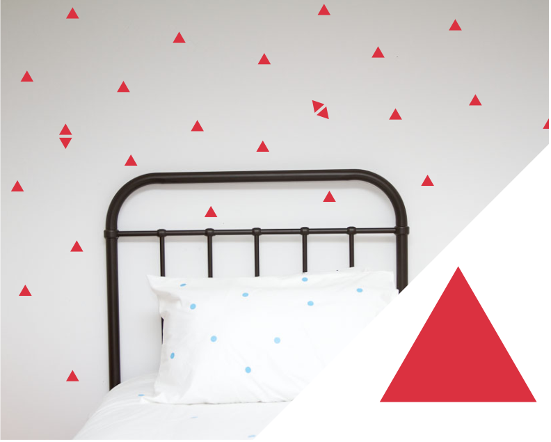 Triangle Wall Stickers - Small