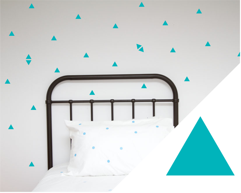Triangle Wall Stickers - Small