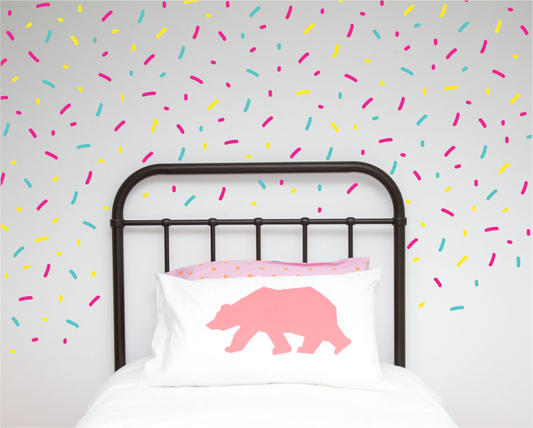 Confetti Wall Stickers - Wall decals - 100 Percent Heart 