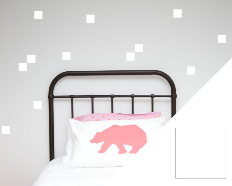 Squares Wall Stickers - Wall decals - 100 Percent Heart