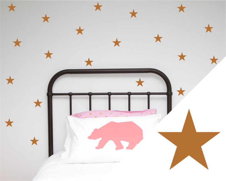 Stars Wall Art Stickers - Wall decals - 100 Percent Heart