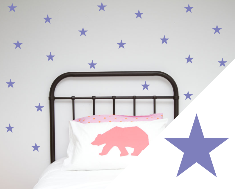Stars Wall Art Stickers - Wall decals - 100 Percent Heart