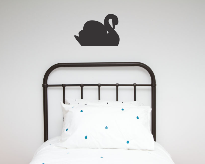 Swan Single Wall Sticker - Wall decals - 100 Percent Heart