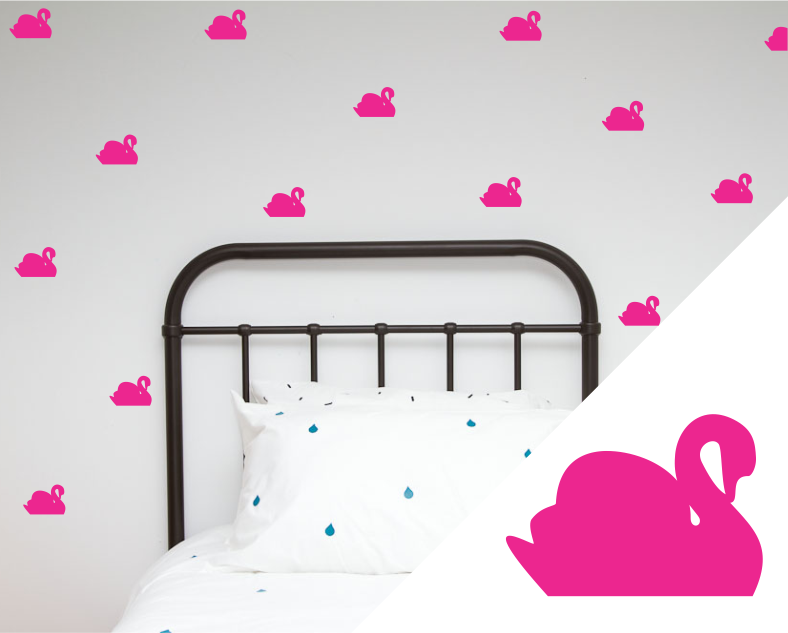 Swans Wall Stickers