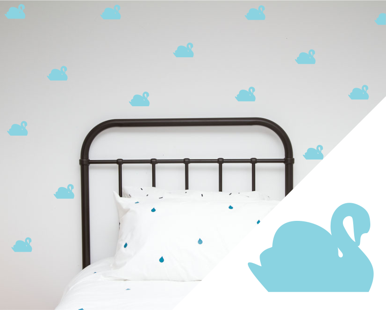 Swans Wall Stickers