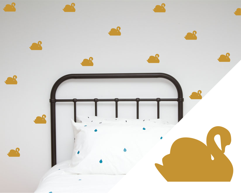 Swans Wall Stickers