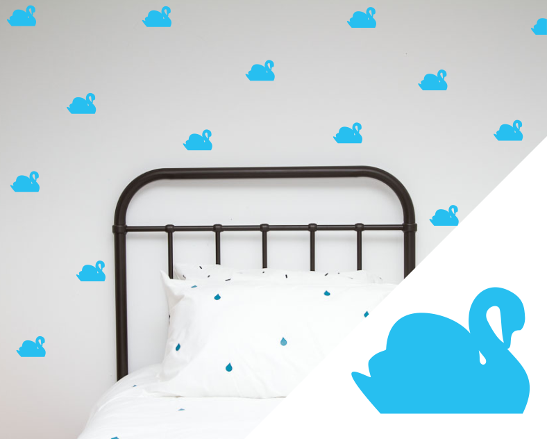 Swans Wall Stickers
