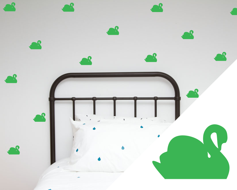 Swans Wall Stickers