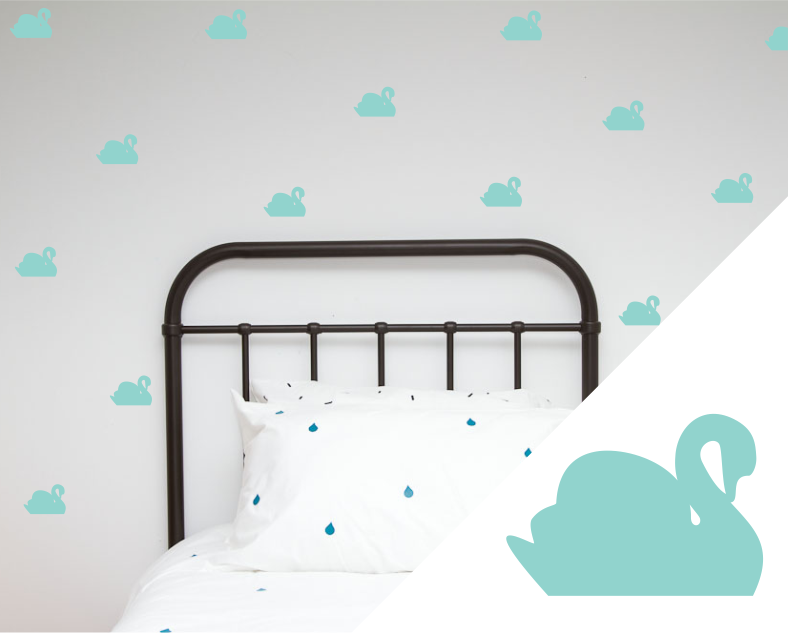 Swans Wall Stickers