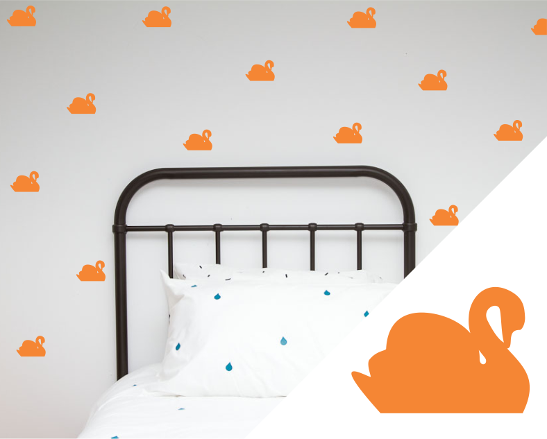 Swans Wall Stickers