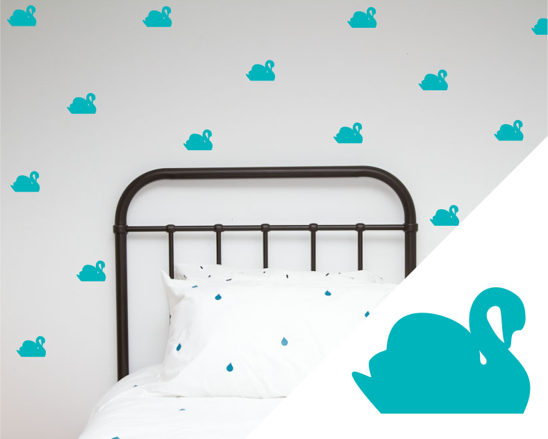 Swans Wall Stickers
