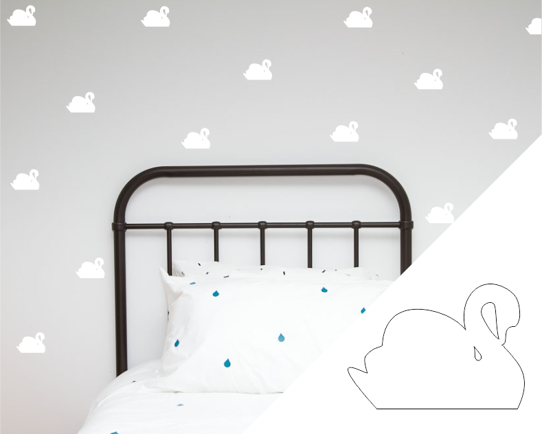 Swans Wall Stickers