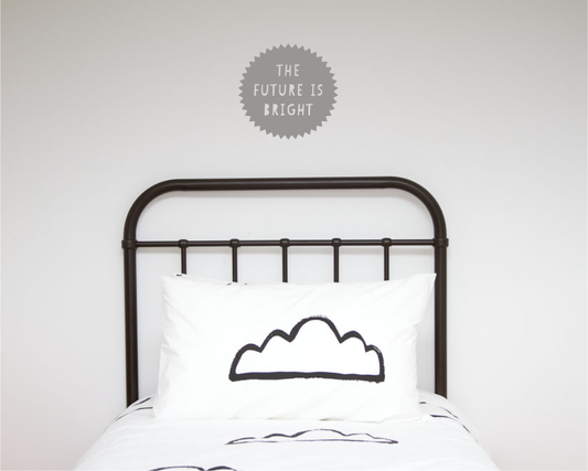 The Future is Bright Wall Decal