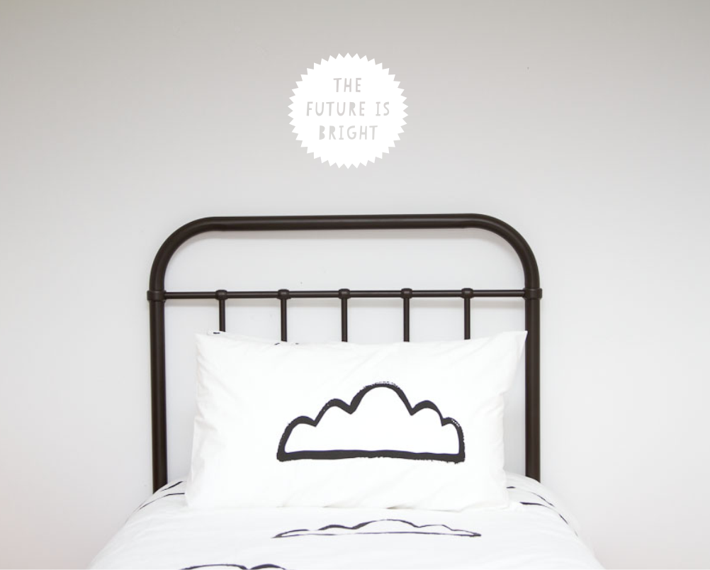 The Future is Bright Wall Decal