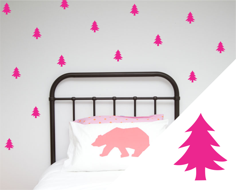 Trees wall art stickers