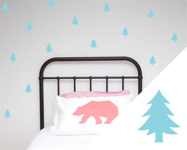 Trees wall art stickers