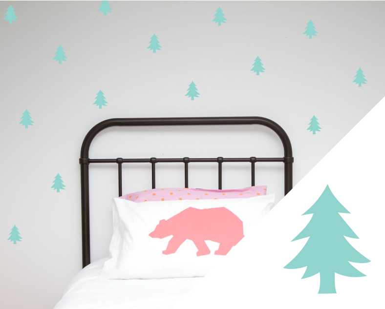 Trees wall art stickers
