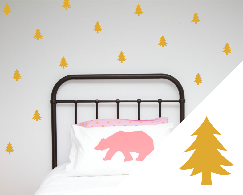 Trees wall art stickers