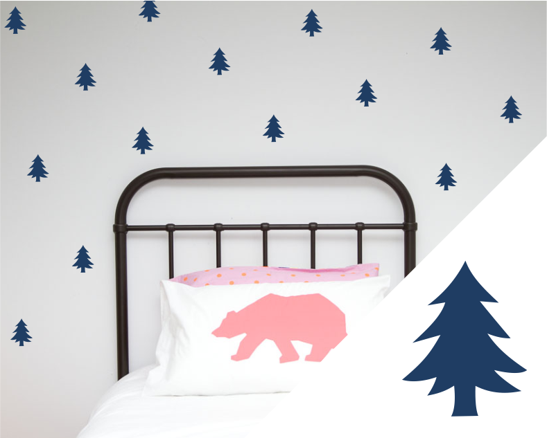 Trees wall art stickers