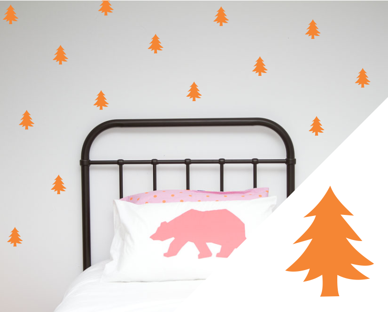 Trees wall art stickers