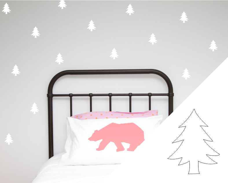 Trees wall art stickers