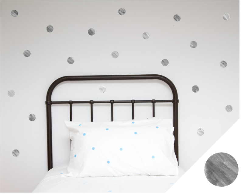 Watercolours Range Large Polka Dots