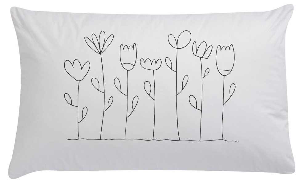 Floral Organic Pillowcase