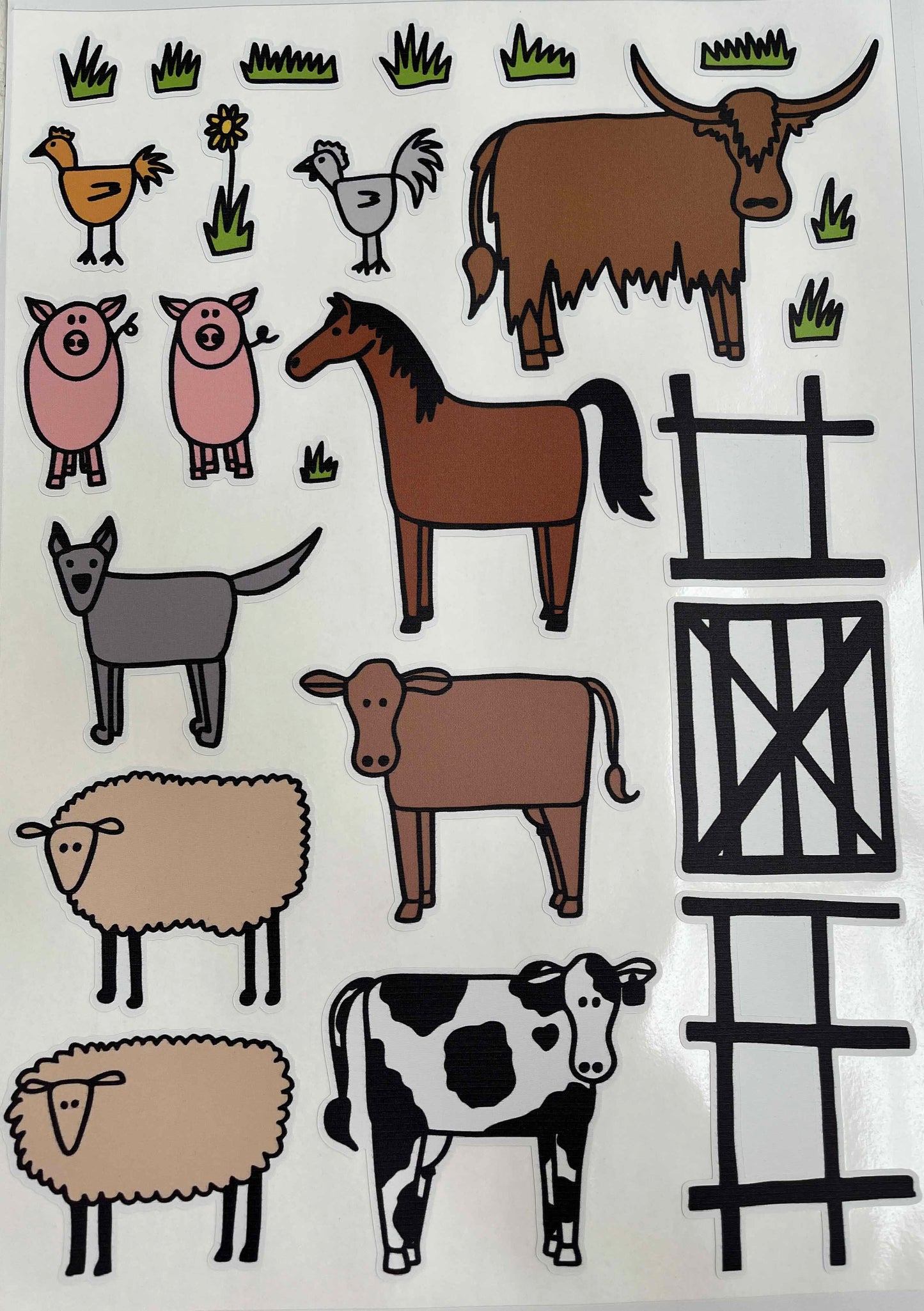 On the Farm Wall decals