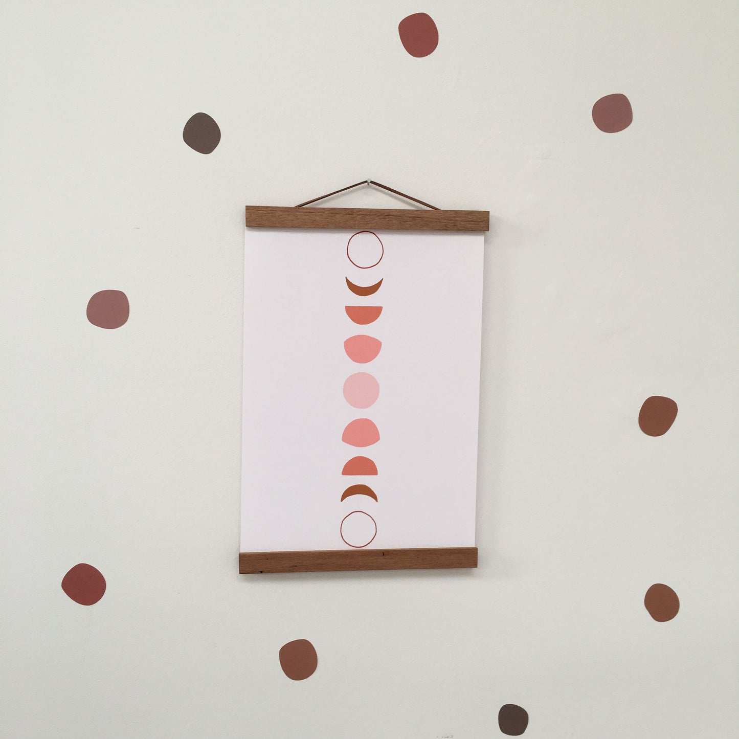 Phases of the moon - Art Print