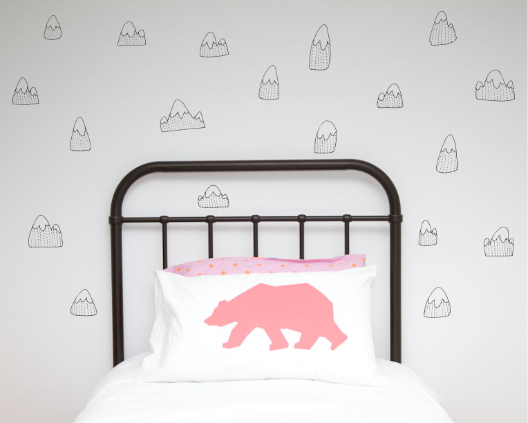 Mountains Fabric Wall decals