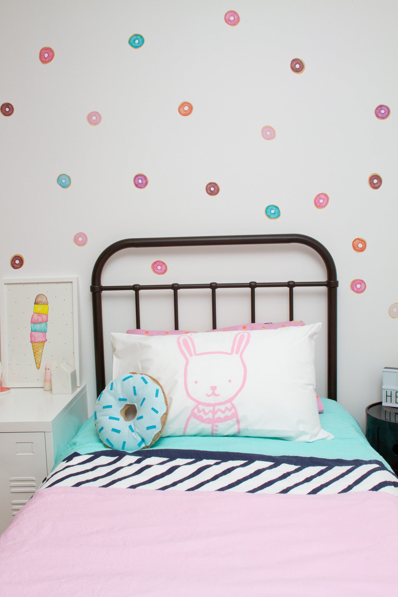 Donuts Wall Stickers - Wall decals - 100 Percent Heart 