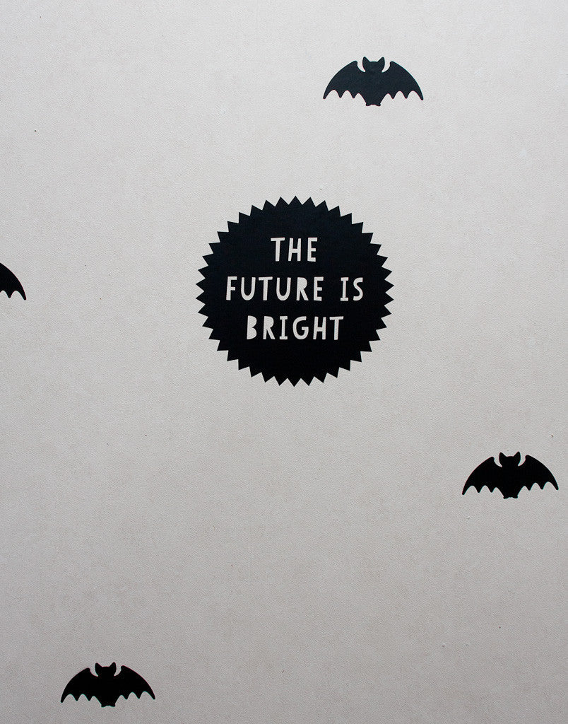 The Future is Bright Wall Decal - Wall decals - 100 Percent Heart 