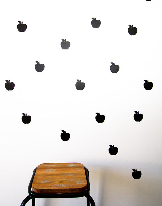 Apple Wall Stickers - Wall decals - 100 Percent Heart 