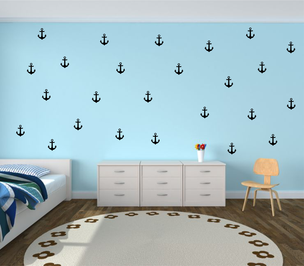 Anchor Wall Stickers - Wall decals - 100 Percent Heart 