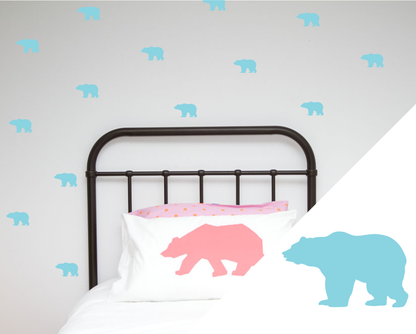 Grizzly Bear Wall Stickers