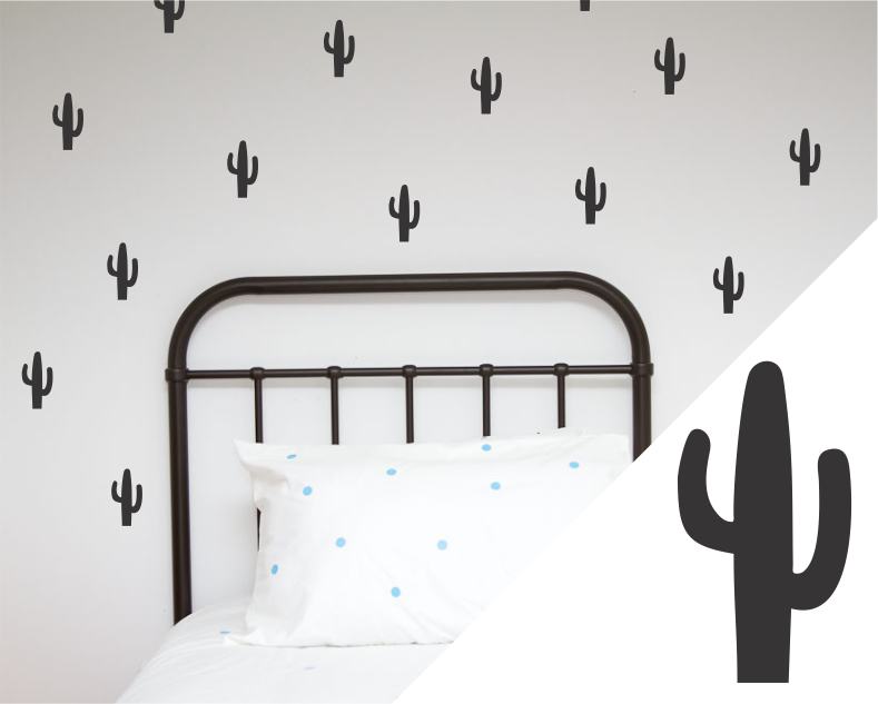 Cacti Wall Stickers - Wall decals - 100 Percent Heart 