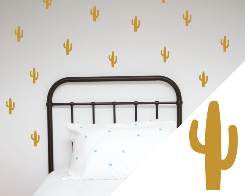 Cacti Wall Stickers - Wall decals - 100 Percent Heart 